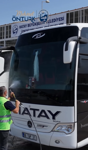 OTOGARLARDA ÜCRETSİZ YIKAMA HİZMETİ